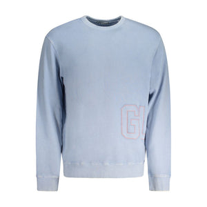 Guess Jeans Blue Cotton Men Sweater