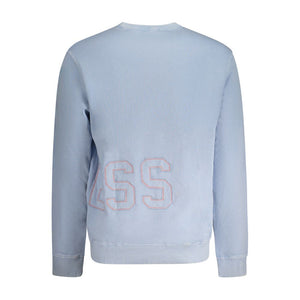 Guess Jeans Blue Cotton Men Sweater