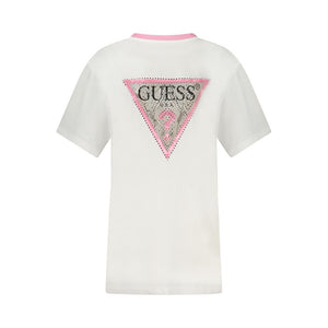 Guess Jeans White Cotton Women T-Shirt