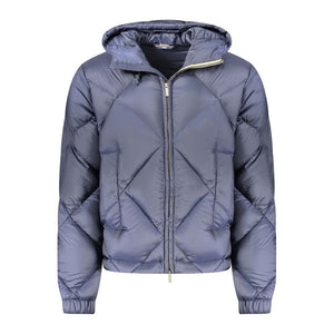 K-WAY Blue Polyester Men Jacket