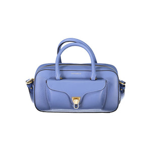 Coccinelle Blue Leather Handbag