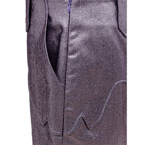 Tom Ford Purple Polyamide Midi Skirt