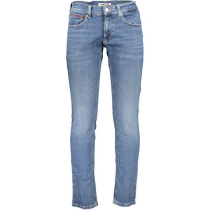 Tommy Hilfiger Blue Cotton Men's Slim Jeans