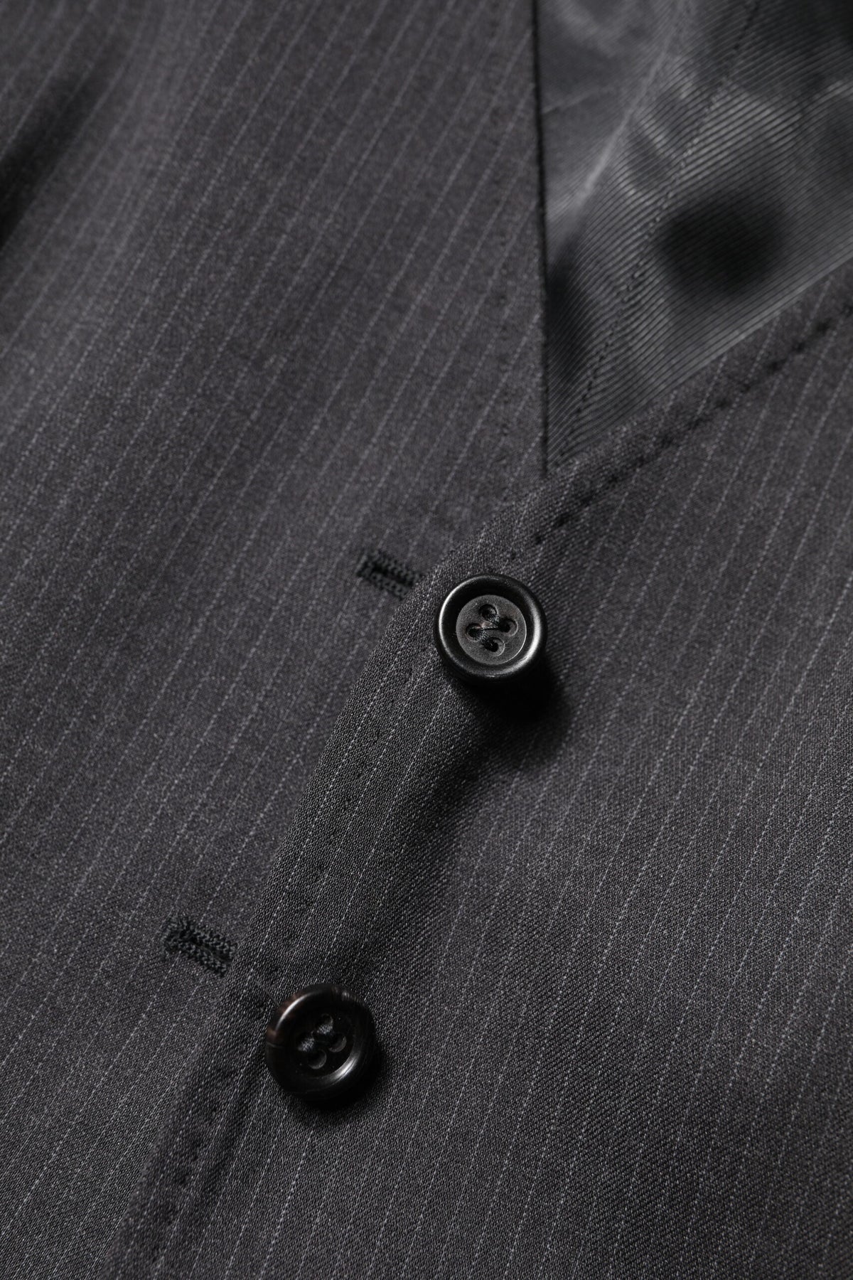 Dolce & Gabbana Black Striped Button Down Sleeveless Vest Top