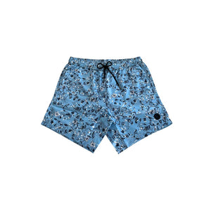 Trussardi Beachwear Light Blue Polyester Men Swim Trunk