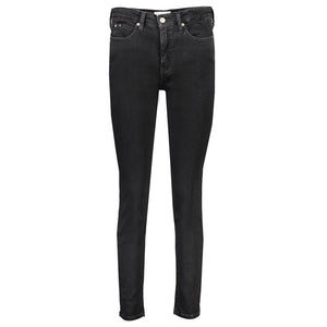 Calvin Klein Black Cotton Women's Skinny Jean