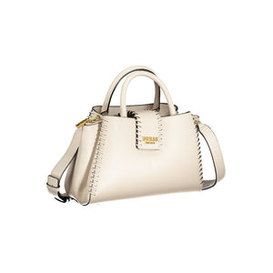 Guess Jeans Beige Polyurethane Women's Handbag