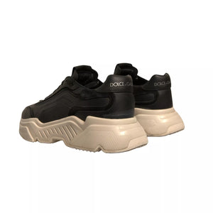 Dolce & Gabbana Black White Daymaster Low Top Sneakers Shoes