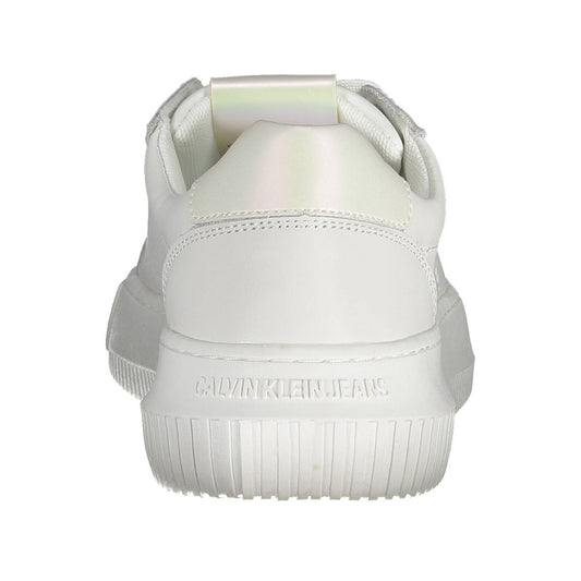 Calvin Klein White Leather Women Sneaker