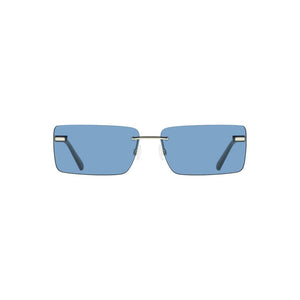 Calvin Klein Blue Metal Women Sunglass