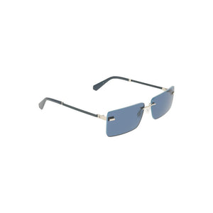 Calvin Klein Blue Metal Women Sunglass