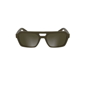 Calvin Klein Brown Bio-Based Fabric Men Sunglasses