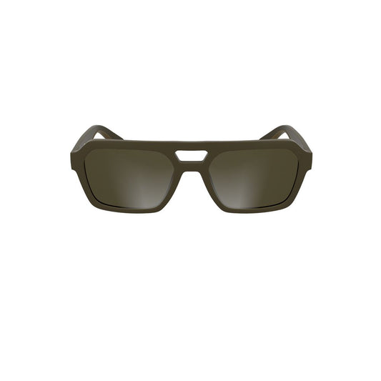 Calvin Klein Brown Bio-Based Fabric Men Sunglasses