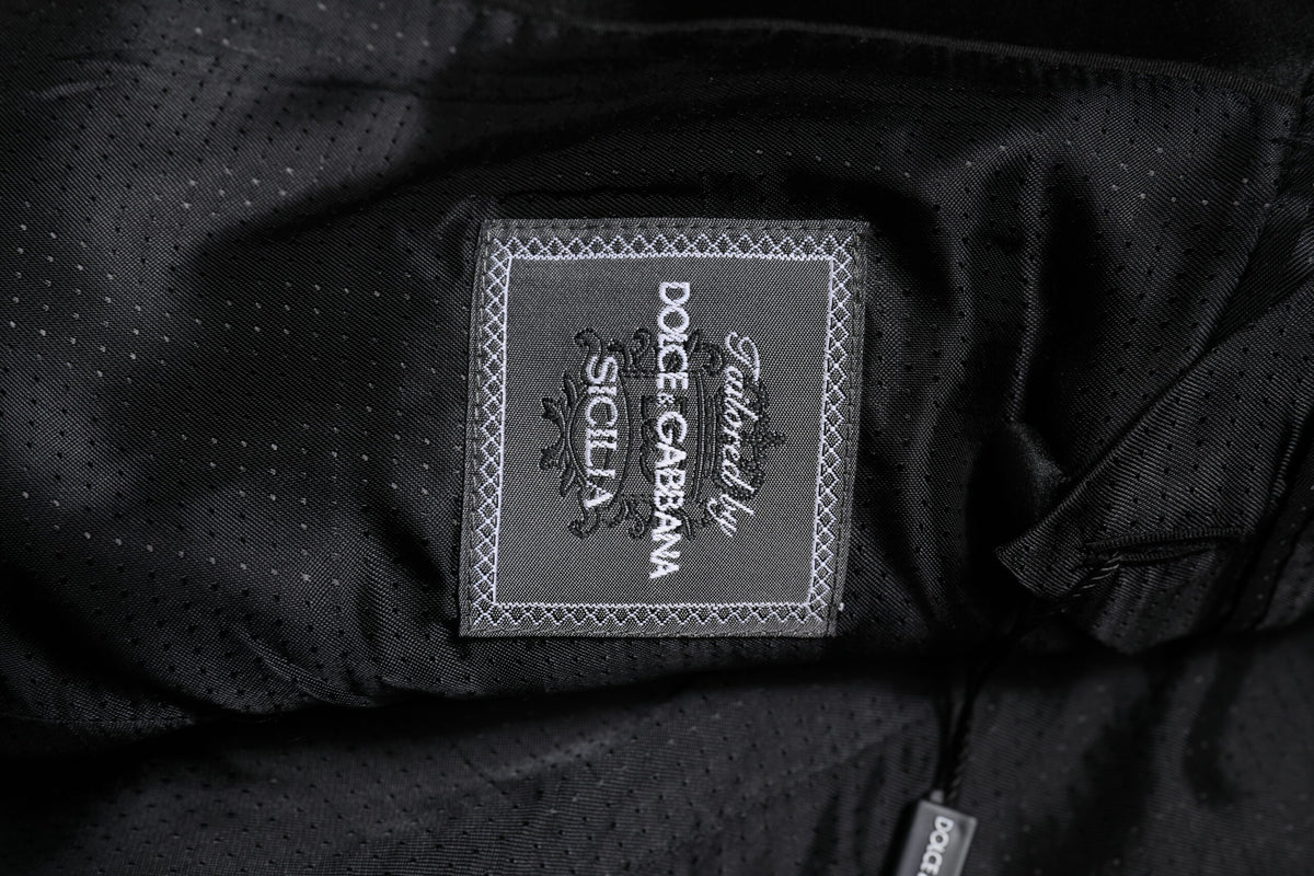 Dolce & Gabbana Red SICILIA Sequin Embellish Blazer Jacket