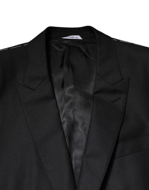Dolce & Gabbana Black Single Breasted Suit 2 Piece Jacket