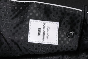 Dolce & Gabbana Dark Gray MARTINI Single Breasted Jacket