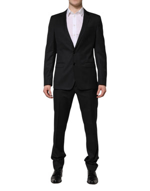Dolce & Gabbana Dark Gray MARTINI 2 Pc Single Breasted Suit