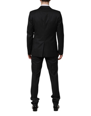 Dolce & Gabbana Dark Gray MARTINI 2 Pc Single Breasted Suit