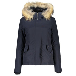 Woolrich Blue Cotton Women's Jacket