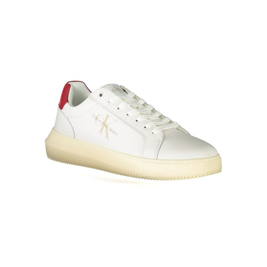 Calvin Klein Bianco Leather Men Sneaker
