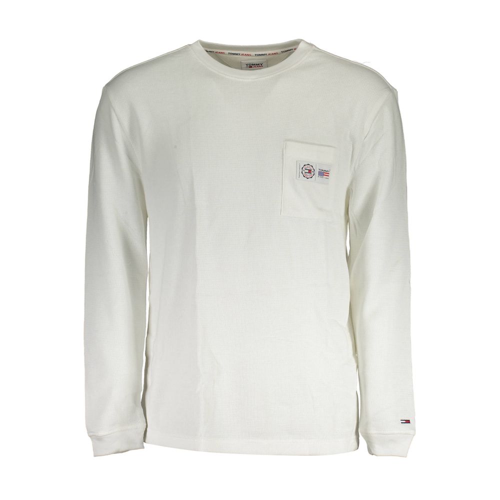 Tommy Hilfiger White Cotton Men's Sweater