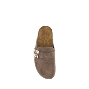 Tory Burch Brown Calf Leather Bos Taurus Mules