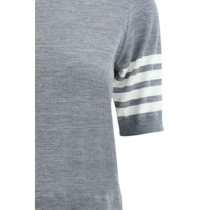 Thom Browne Gray Polyamide Turtleneck