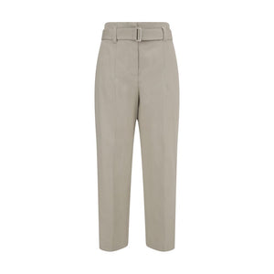 Brunello Cucinelli Cream Cotton Casual Pants