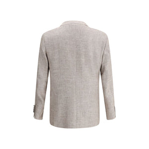 Brunello Cucinelli Light Brown Linen Blazer