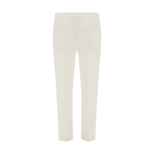 SA SU PHI White Silk Casual Pants
