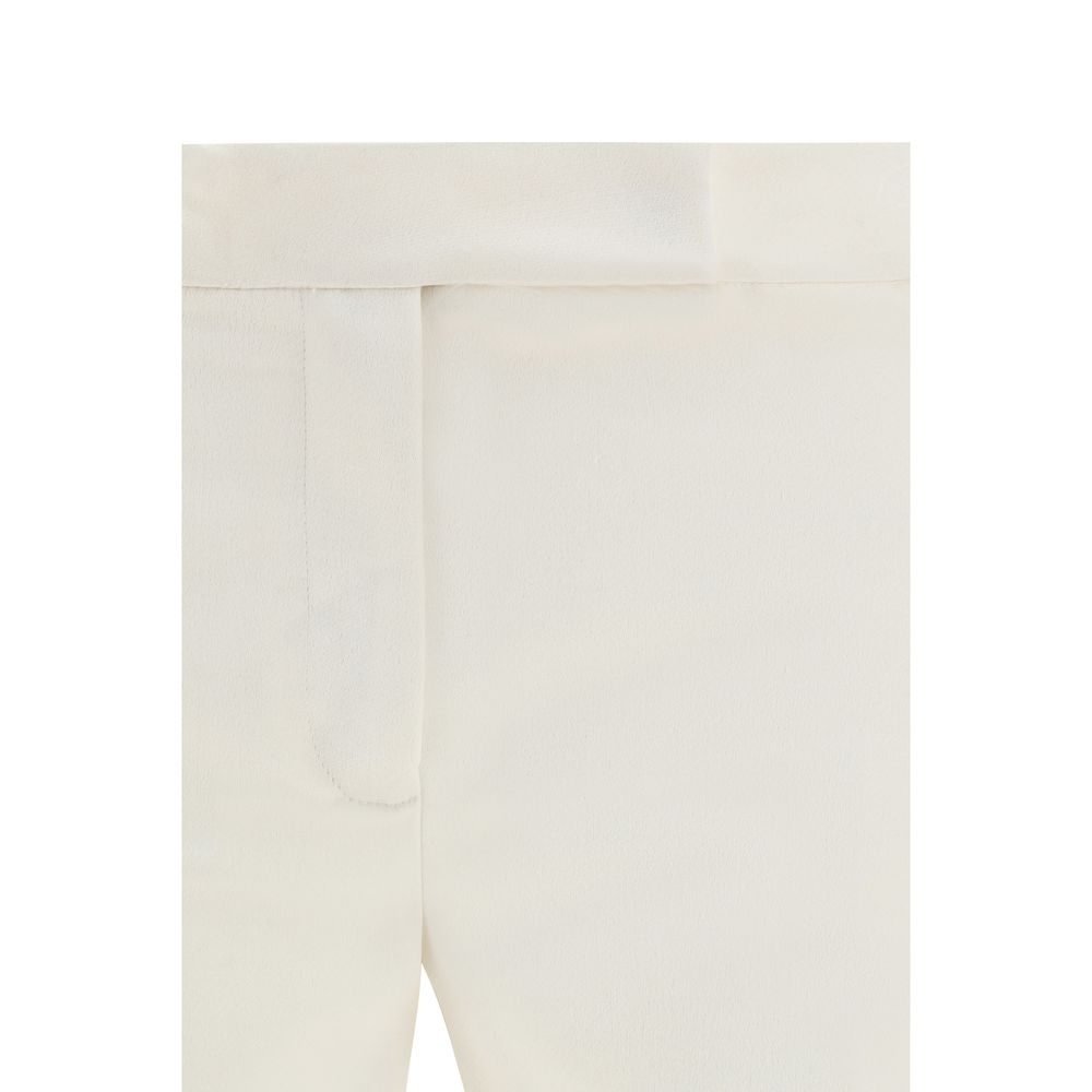 SA SU PHI White Silk Casual Pants