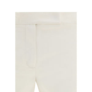 SA SU PHI White Silk Casual Pants