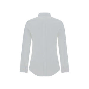 Dolce & Gabbana White Elastane Dress Shirt
