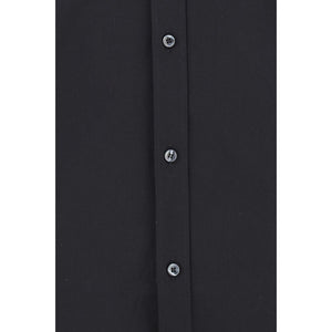 Dolce & Gabbana Black Elastane Dress Shirt