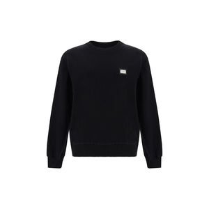 Dolce & Gabbana Black Cotton Sweatshirt