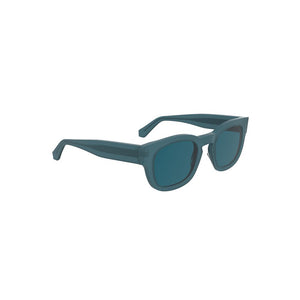 Calvin Klein Blue Acetate Women Sunglass