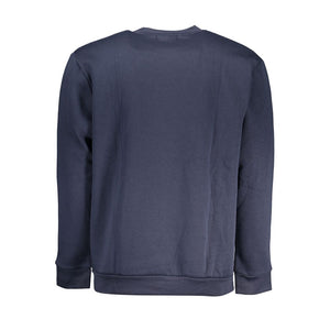 Cavalli Class Blue Cotton Men Sweater
