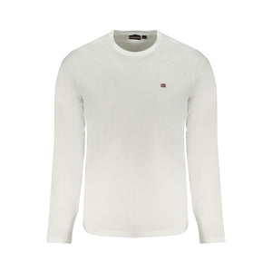 Napapijri Bianco Cotton Men T-Shirt