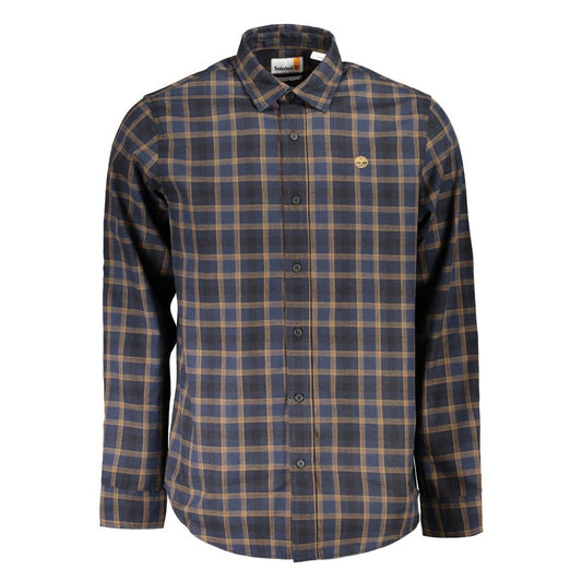 Timberland Blue Cotton Men's Shirt