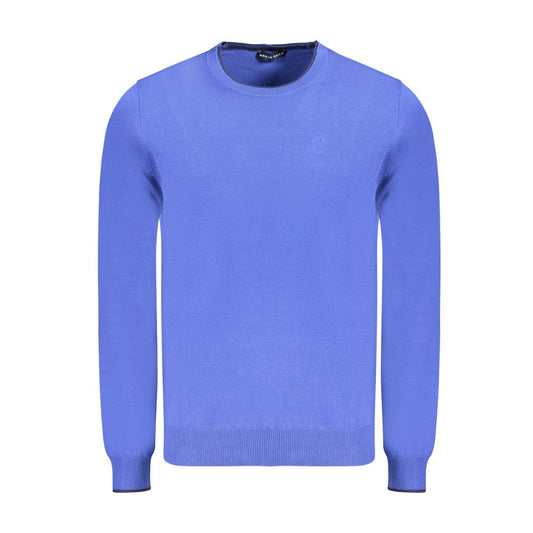 North Sails Blue Cotton Men Sweater