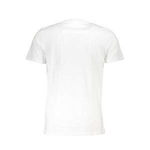 Cavalli Class White Cotton Men T-Shirt