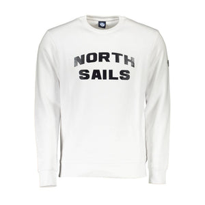 North Sails White Cotton Men's Sweater