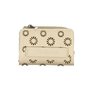 Desigual Beige Polyurethane Women Wallet