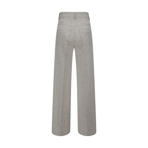 Forte_Forte Gray Viscose Casual Pants