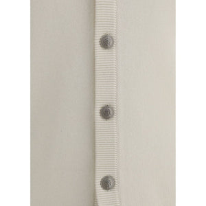 Brunello Cucinelli White Cashmere Cardigan
