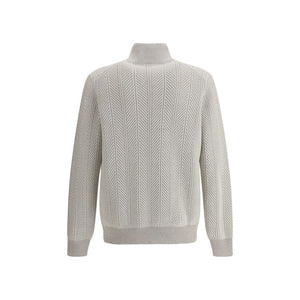 Brunello Cucinelli White Cashmere Cashmere Sweater