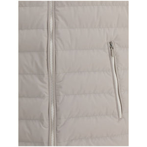 Brunello Cucinelli Beige Polyamide Jackets And Coat