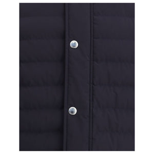 Brunello Cucinelli Blue Polyester Coat