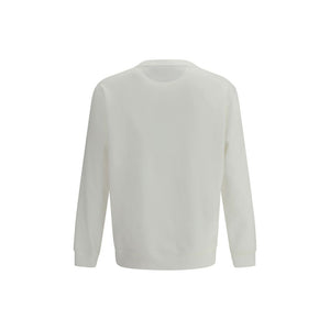 Brunello Cucinelli White Cotton Sweatshirt