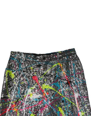 Dolce & Gabbana Multicolor Sequined Embellished Pants
